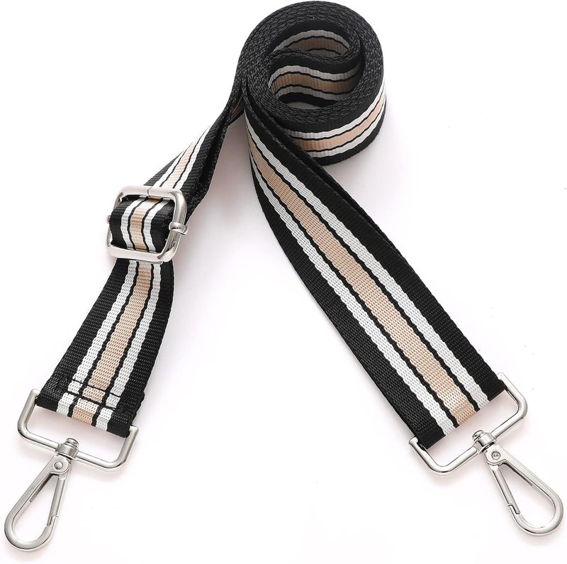 S-Jacorry Purse Strap Replacement Crossbody Wide Shoulder Strap Adjustable Canvas Straps Handbag Strap Replacement Belts - Image 2